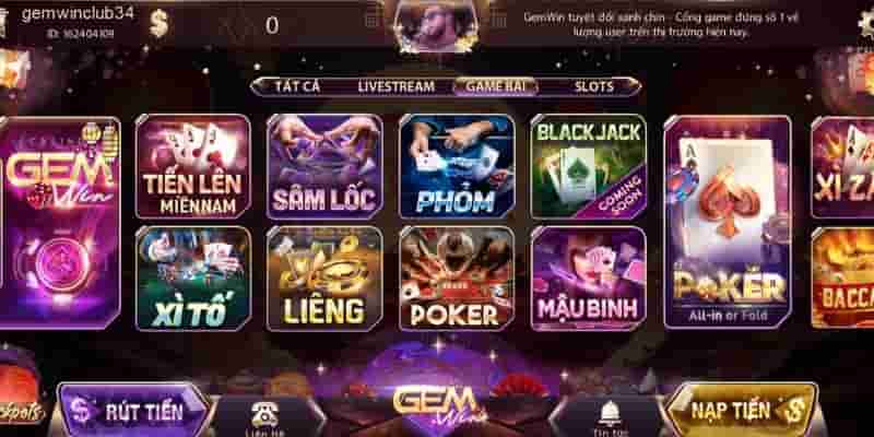 Kho game của Gemwin luôn khiến nhiều bet thủ phải ấn tượng