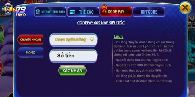 Lý do thành viên khi nạp WIN79 quên ghi code 